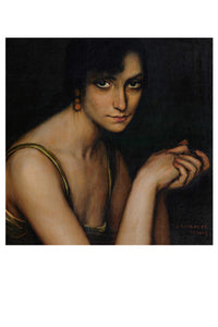 Art print of Julita, portrait painting