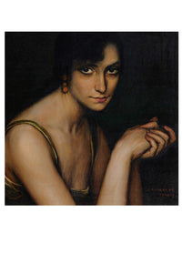 Art print of Julita, portrait painting