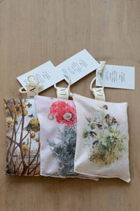 Orange Bee Sachet with floral designs