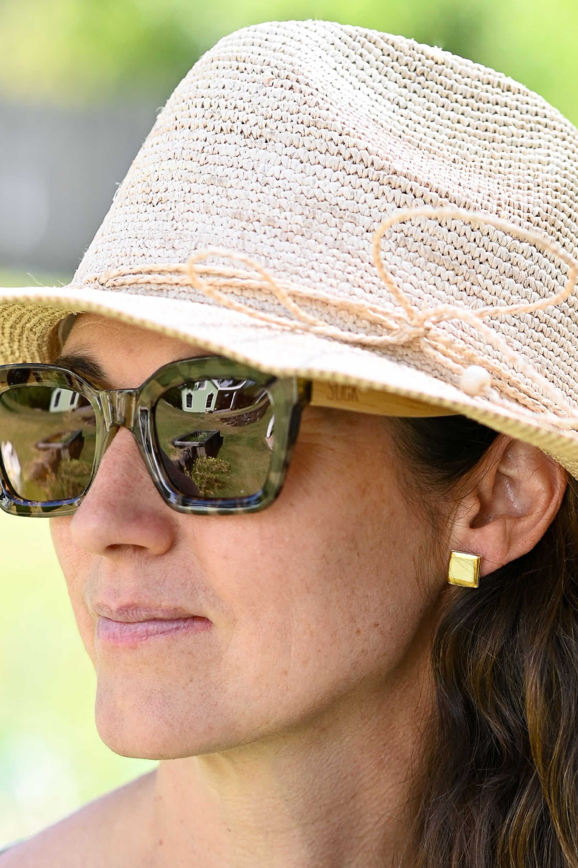 Rosalie Porcelain Stud Earrings Yellow