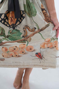 Gianna Insects dress with butterfly and insect print