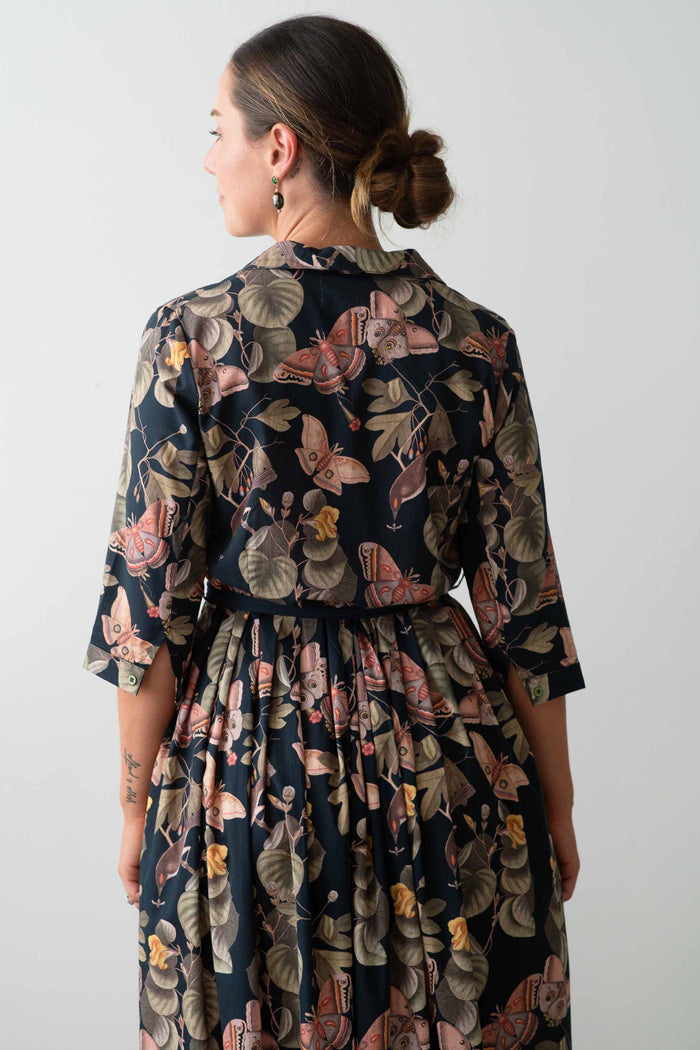 Gianna Merian in floral dress