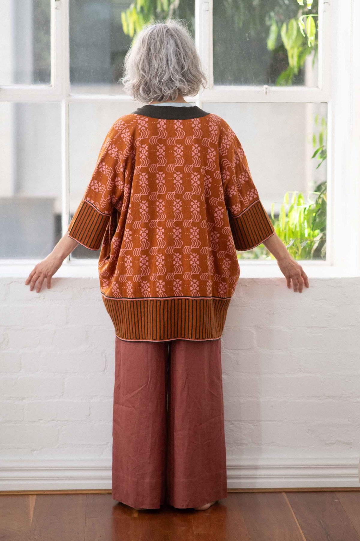 Lola Lisbon Ollie Copper sweater & pants, back view