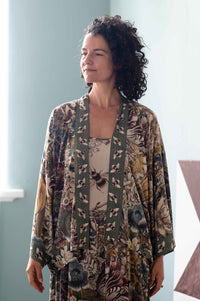 Woman in Love Grows Wild kimono slip dress
