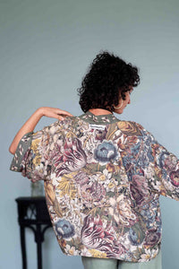Ollie Green floral kimono from Love Grows Wild