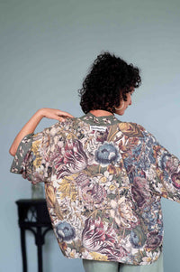 Ollie Green floral kimono from Love Grows Wild