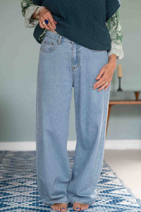 LucyJeans light wash denim jeans