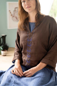 Eliza Indigo Marli Top on woman