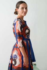 Woman in Michaela dress