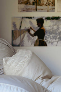 Natural pillowcase art print with shadows, DSC6733
