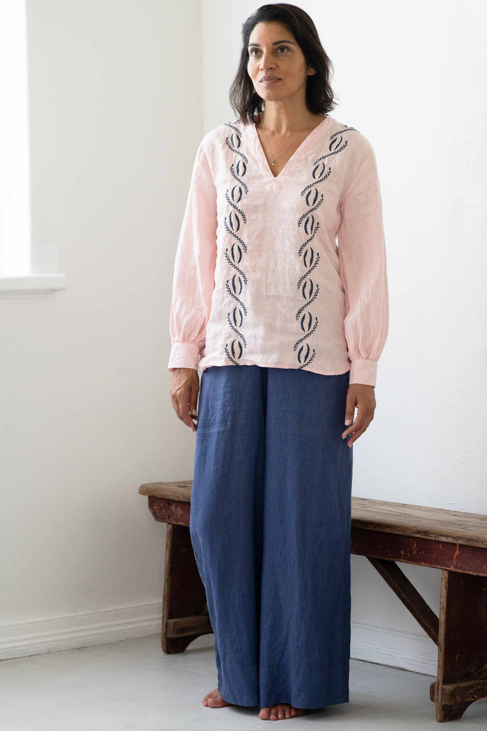 Simona Ollie Indigo top & pants