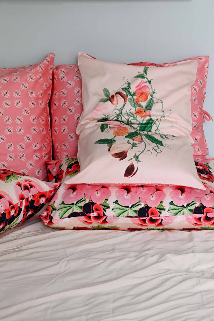 Sweetpea Blossomy Flutter pillow set