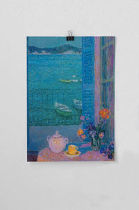 Art print of seascape, view from window, DSC5090