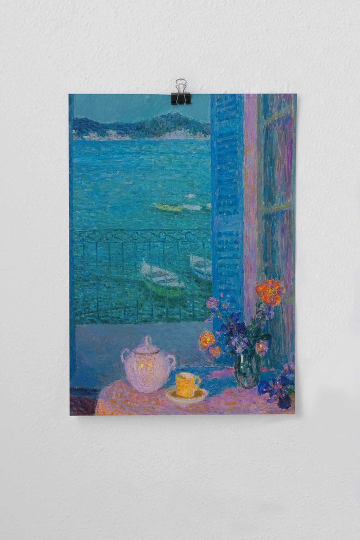 Art print of seascape, view from window, DSC5090