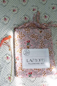 Lazybones pillowcase set in floral print