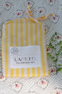 Busy Garden Bag - Lazybones Pillowcase Set