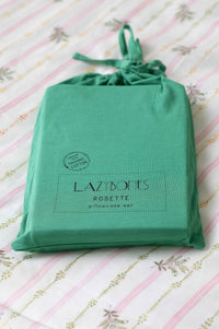 Rosette Emerald pillowcase set by Lazybones