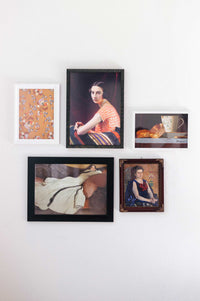framed art portraits and still life.