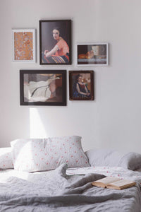 Art Prints, Seville Garden Quilt, Vienna Sheet Set, framed art, bedroom decor.