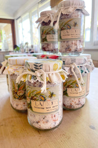 Lazybones Relaxing Bath Salts in Jars