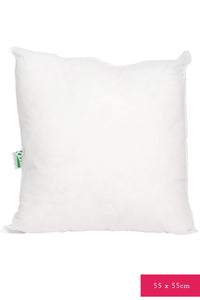55cm Square Cushion Insert - White