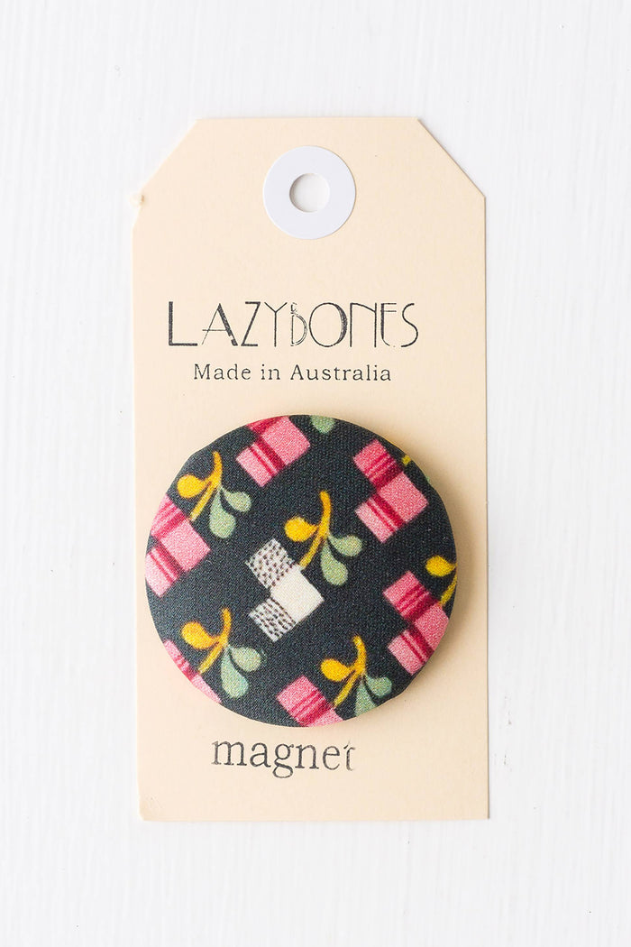 Painted floral magnet by Lazybones