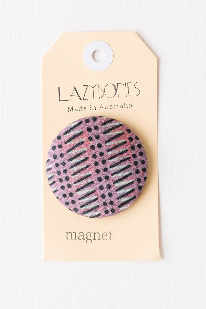 Lazybones Zigzag Magnet