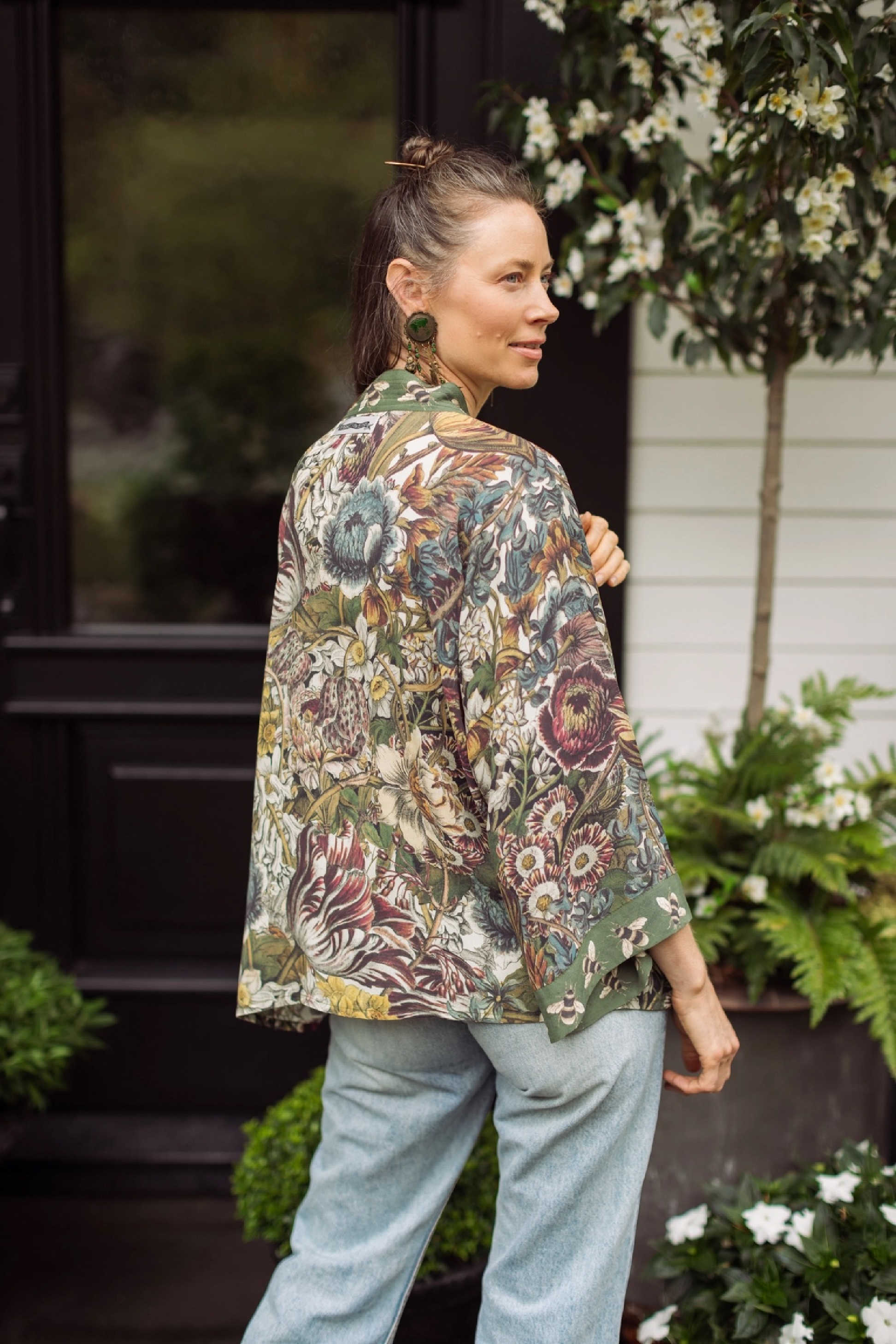 Love Grows Wild Crop Kimono