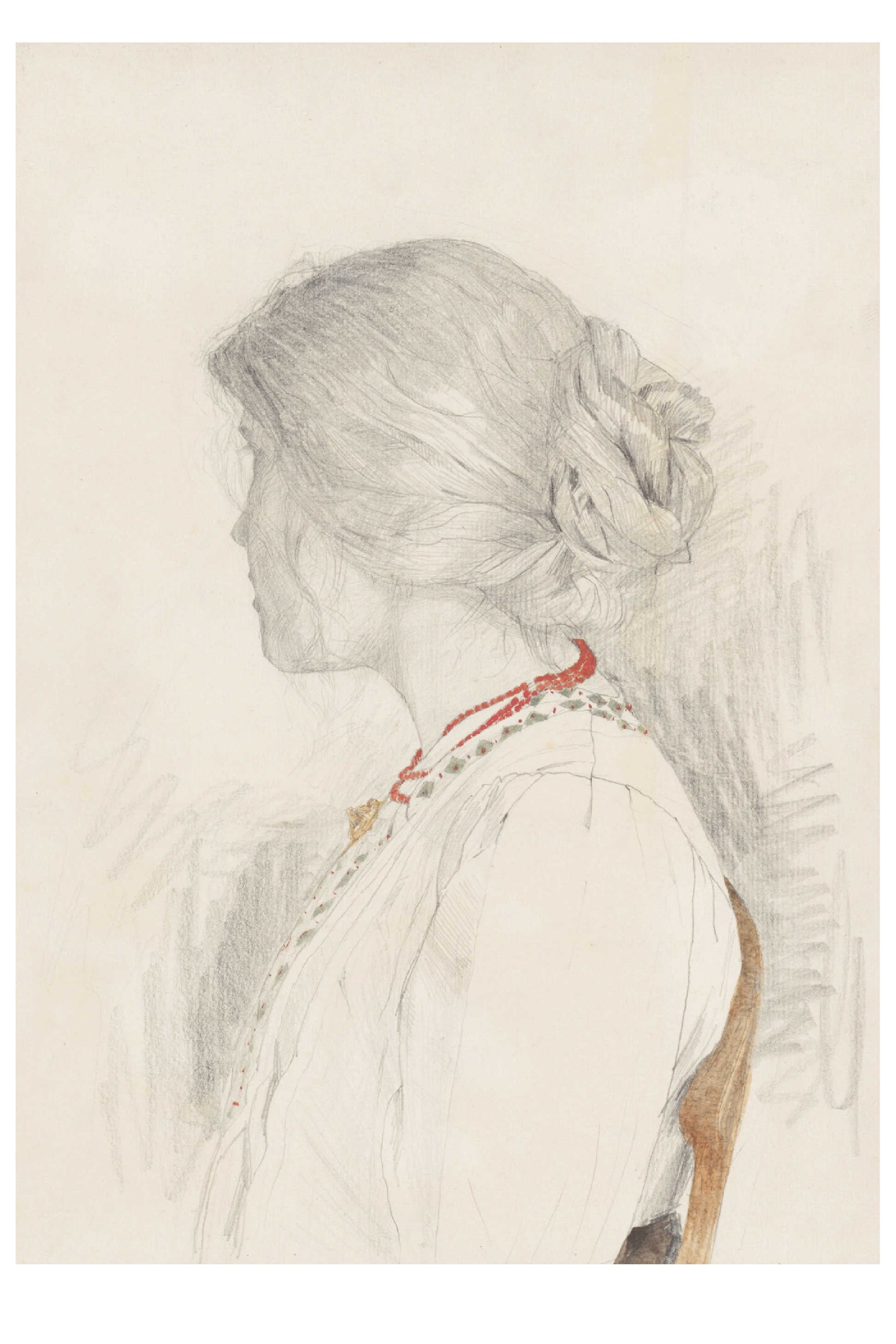 Art Print Study of a Woman