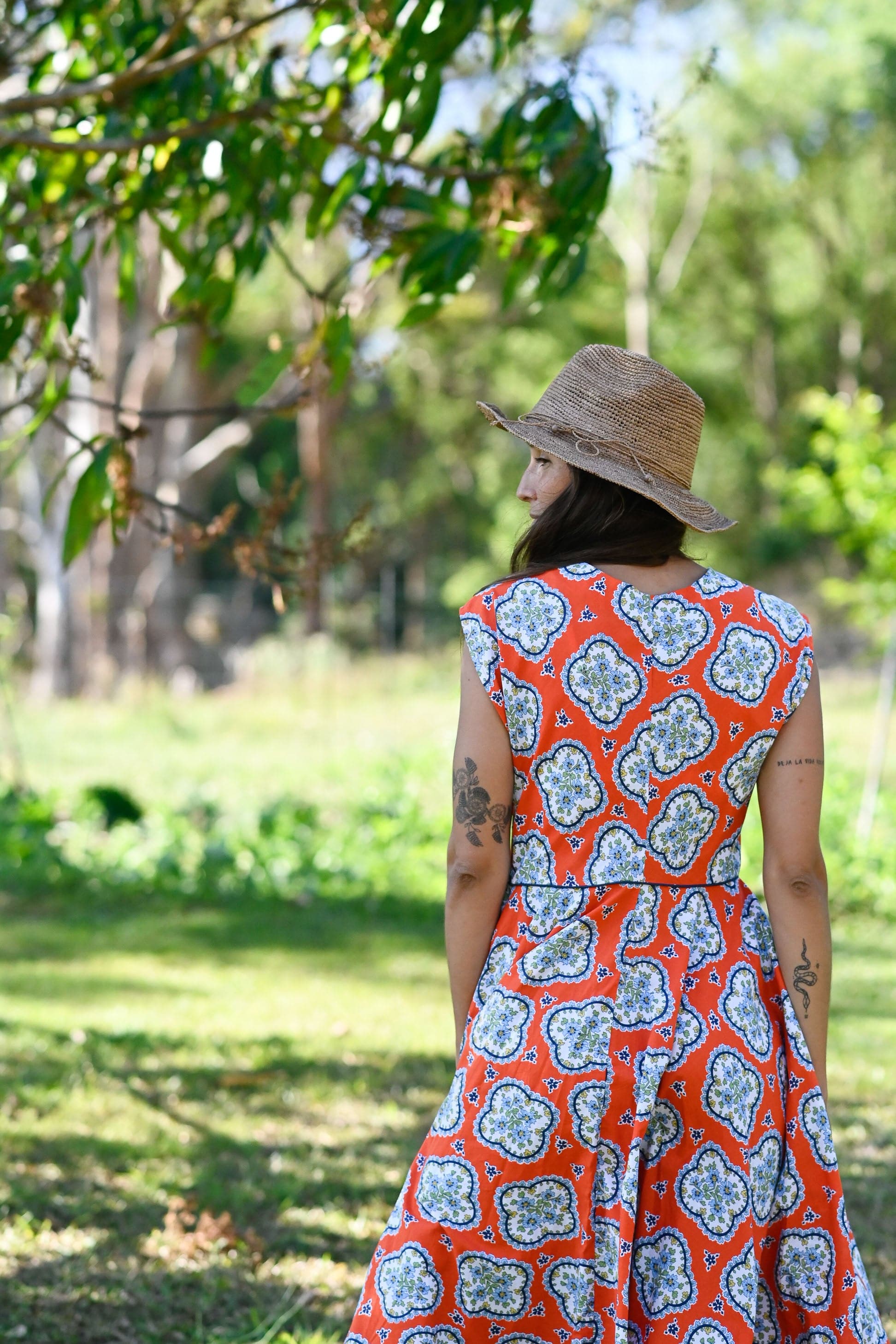 Allegra Cotton Dress in Aloha