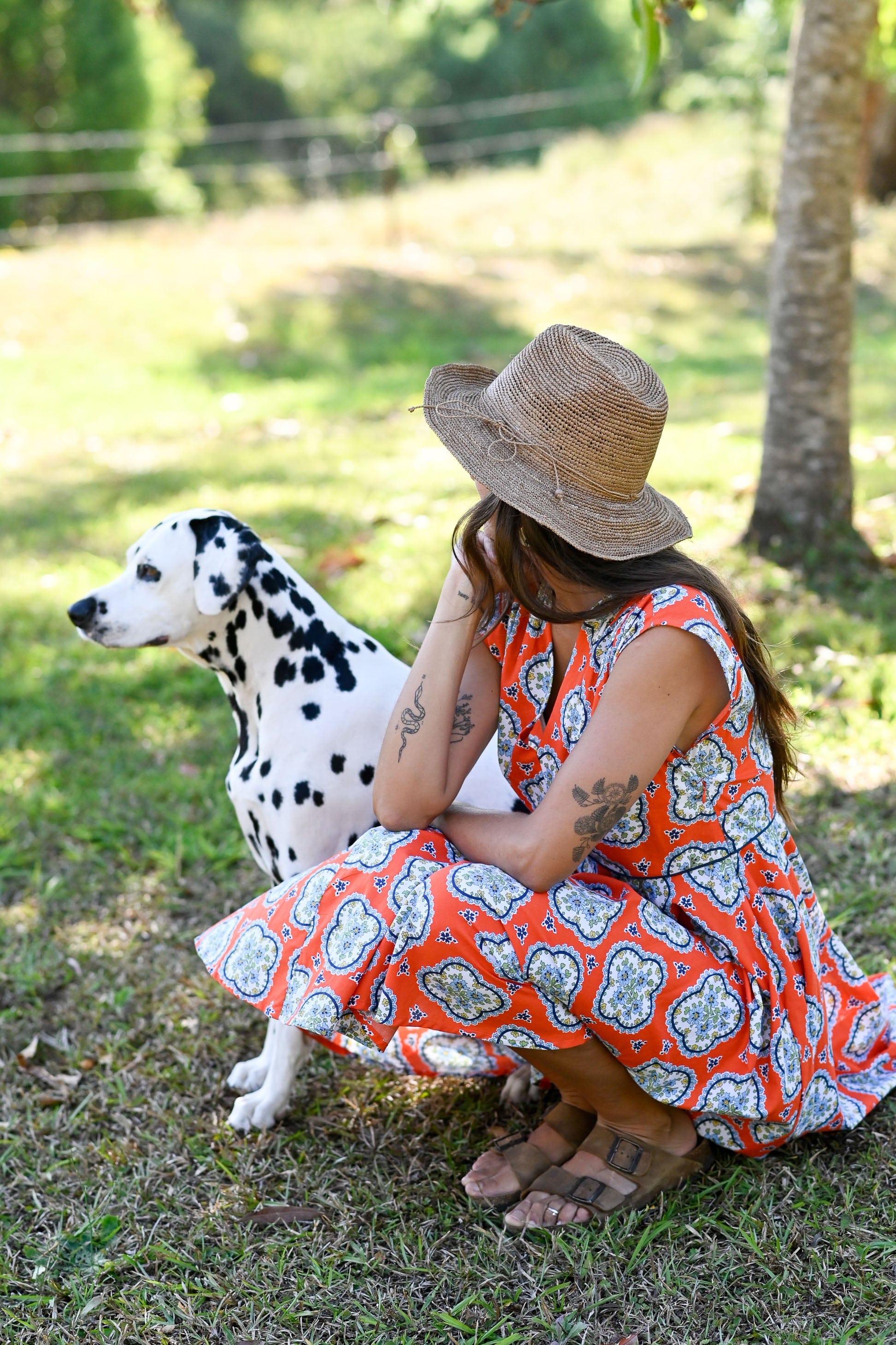 Allegra Cotton Dress in Aloha