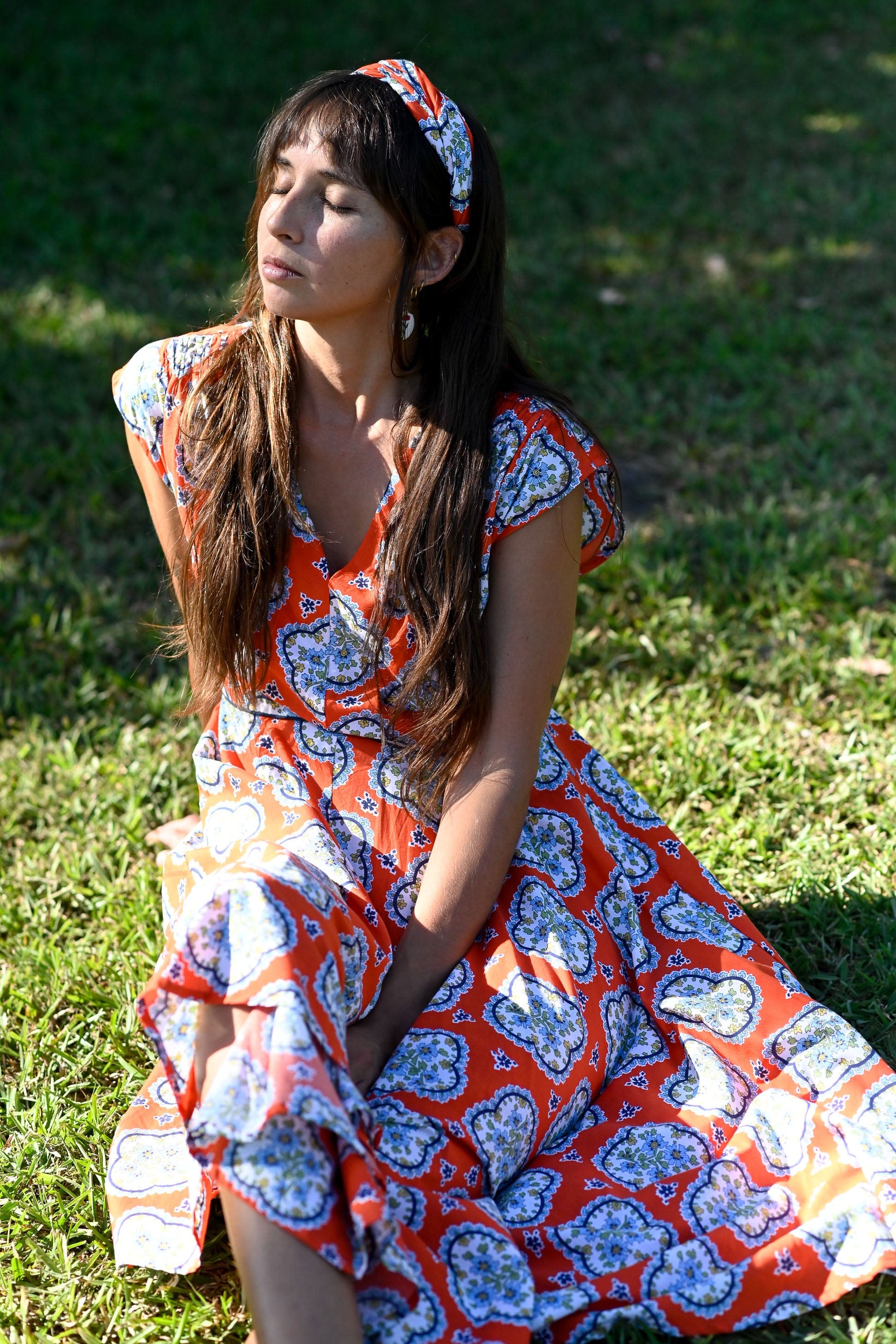 Allegra Cotton Dress in Aloha