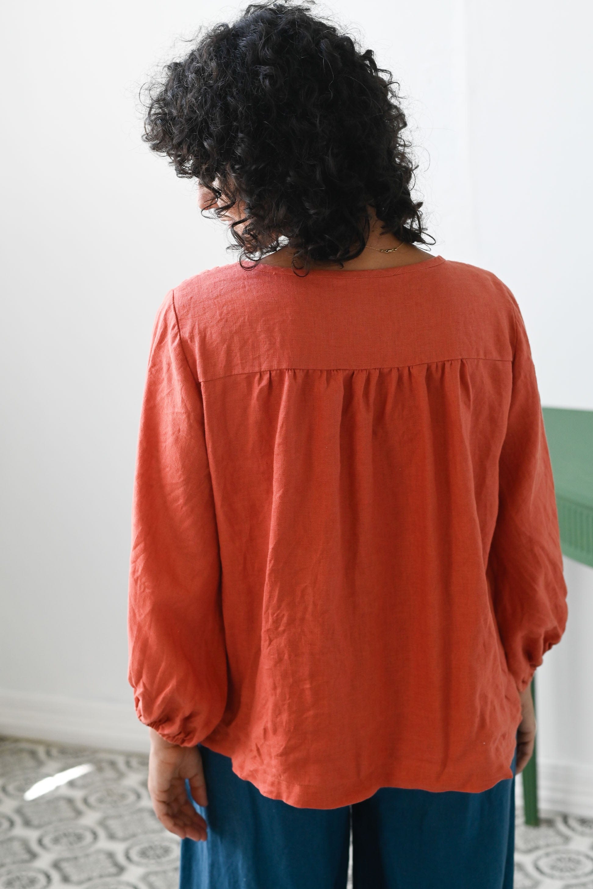 Amelia Top Burnt Orange