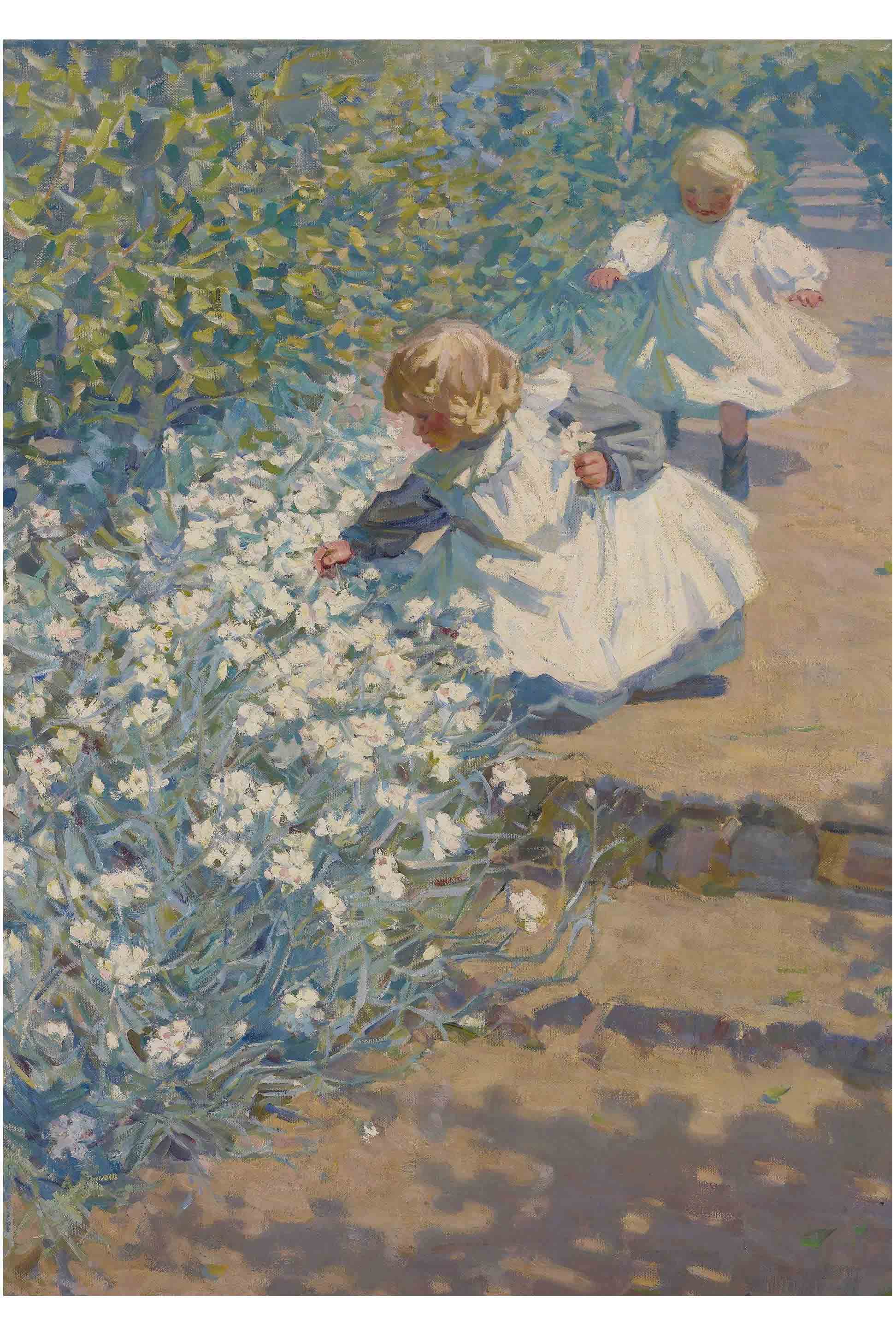 Art Print - Picking Flowers