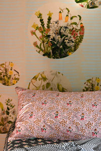 Australian birds pillowcase set with floral design