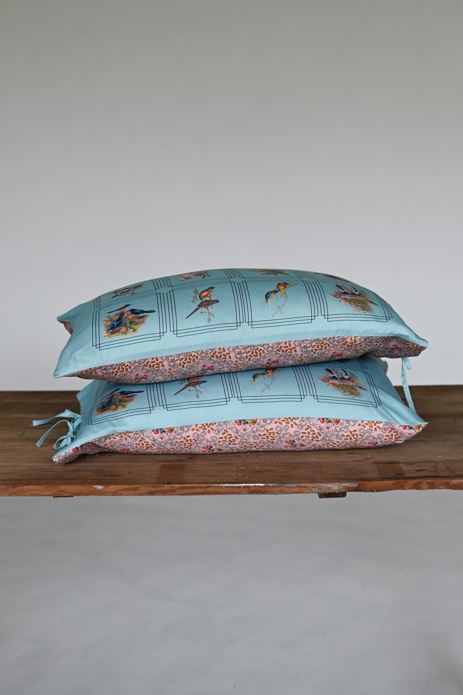 Australian Birds pillowcase set *organic cotton