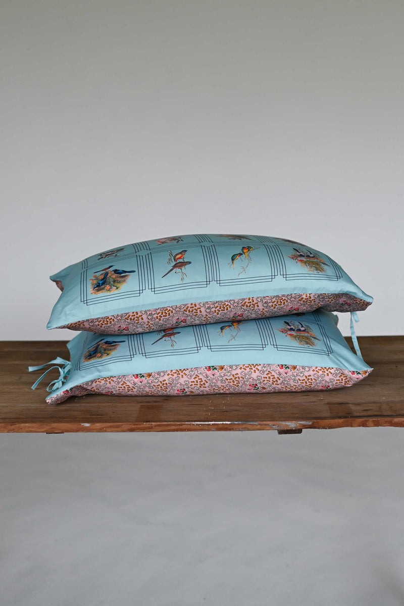 Australian bird pillowcase set