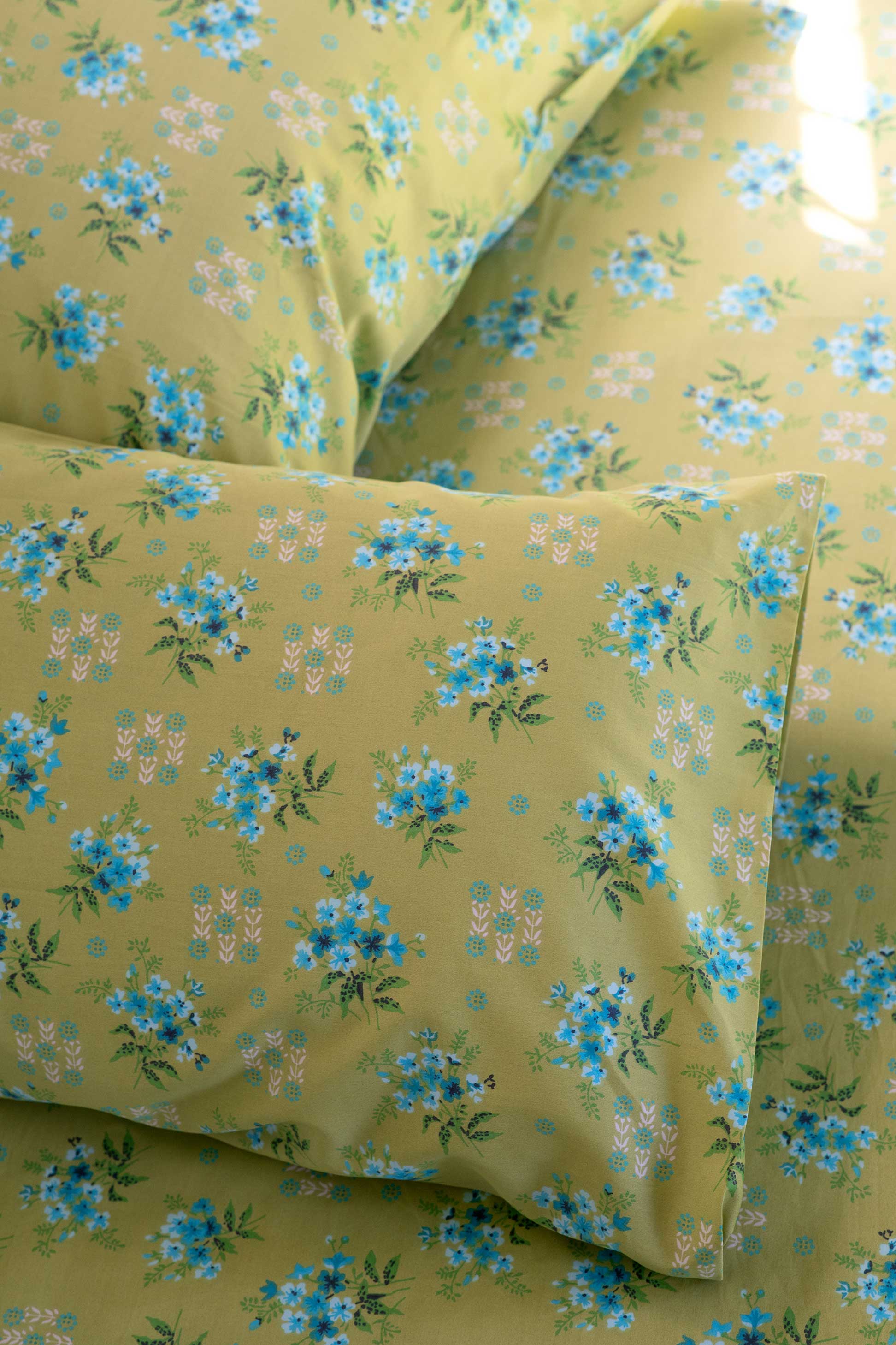 Pillowcase set in Avonlea Moss *organic cotton