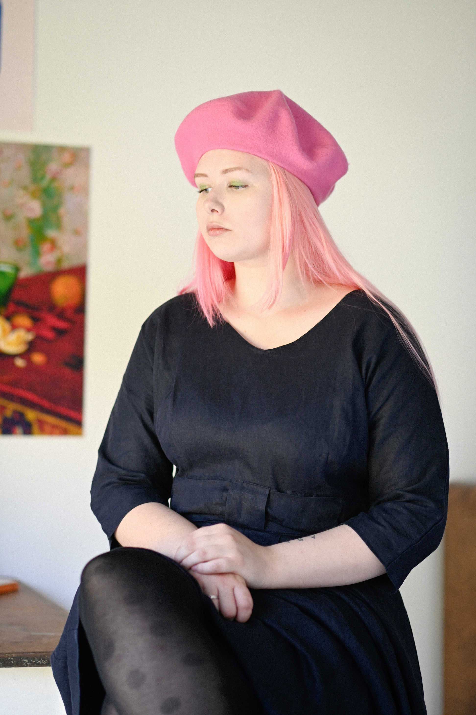 Classic Beret Rose