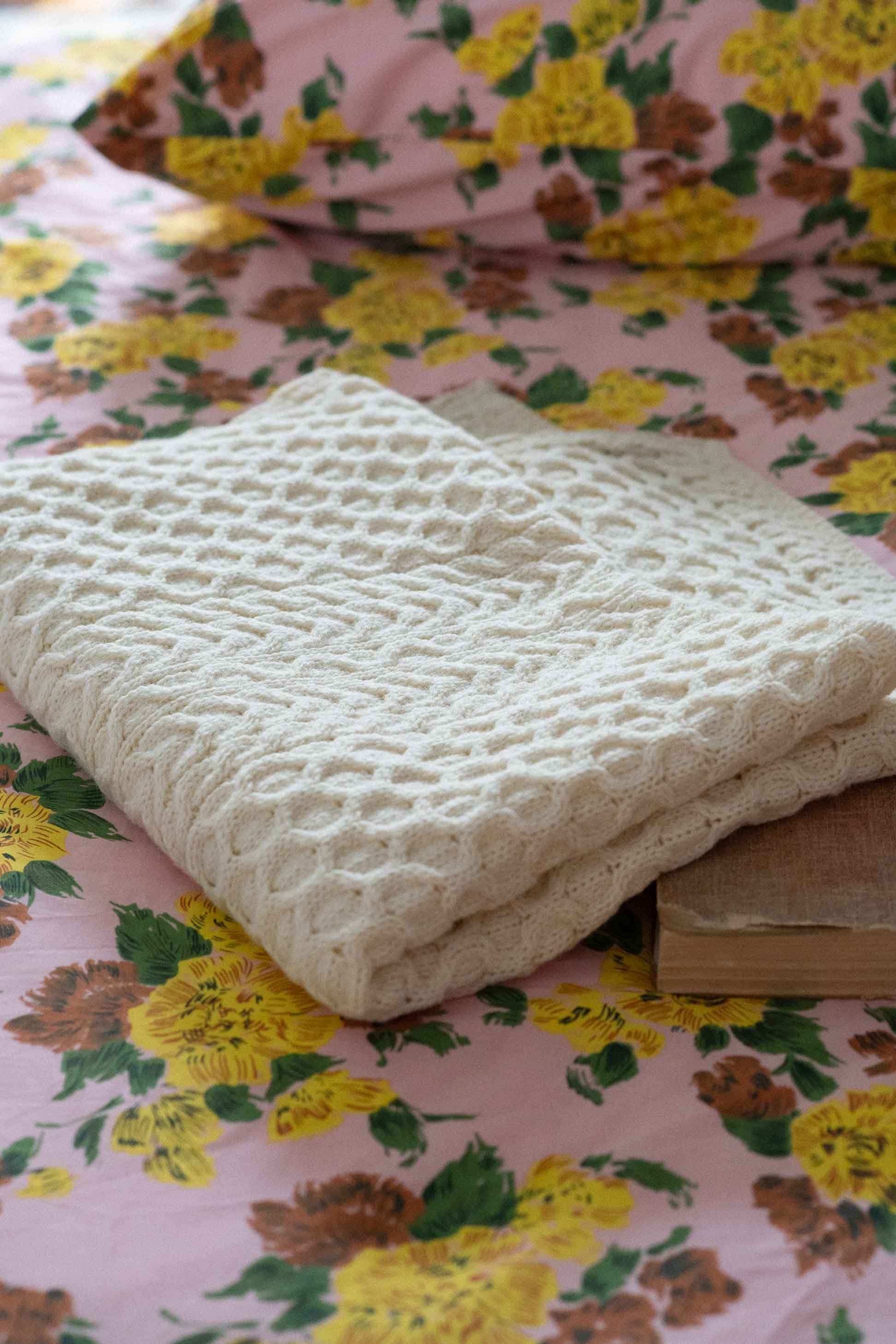 Bertra Wool Blanket Cream