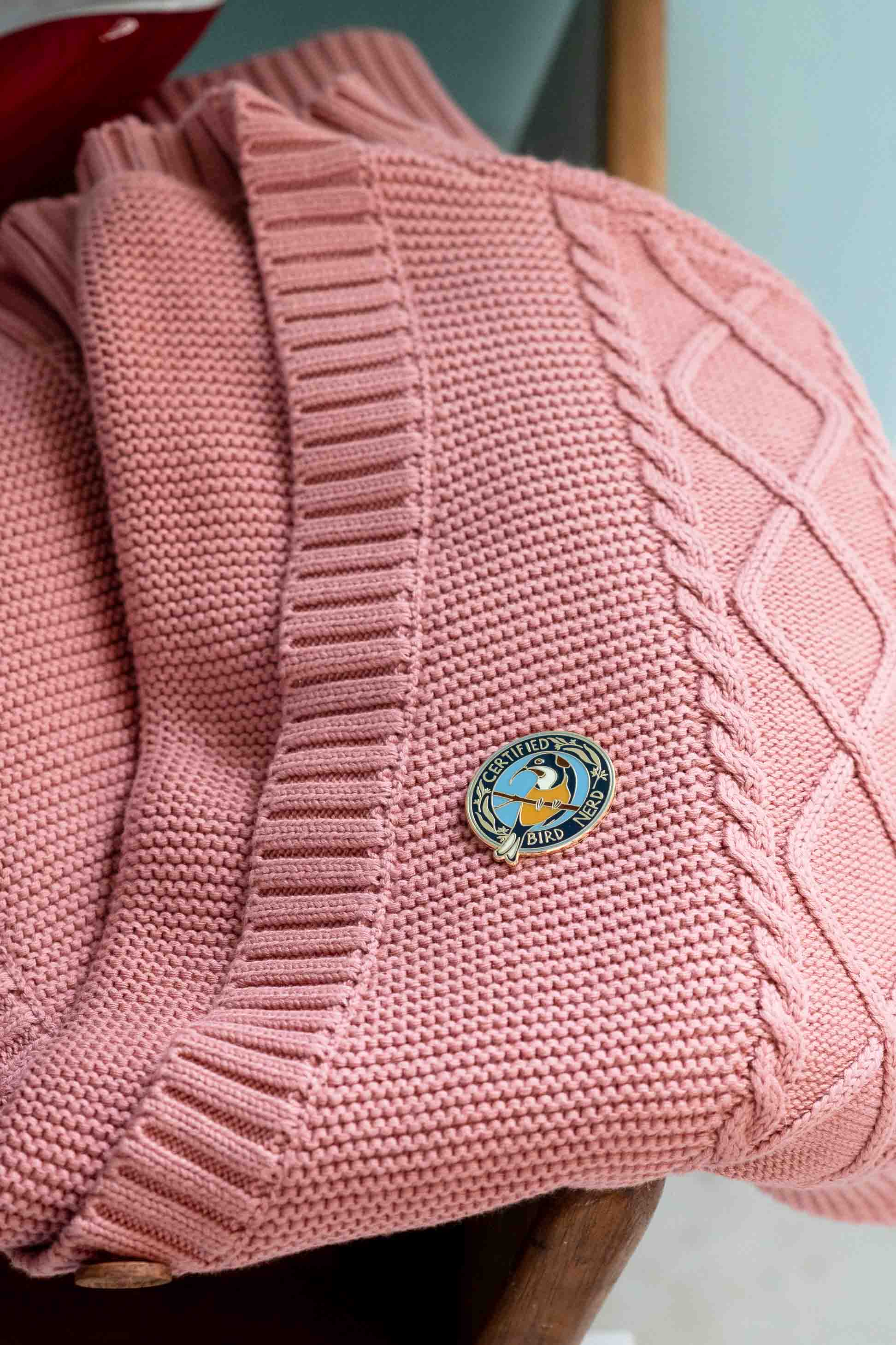 Certified Bird Nerd Pin