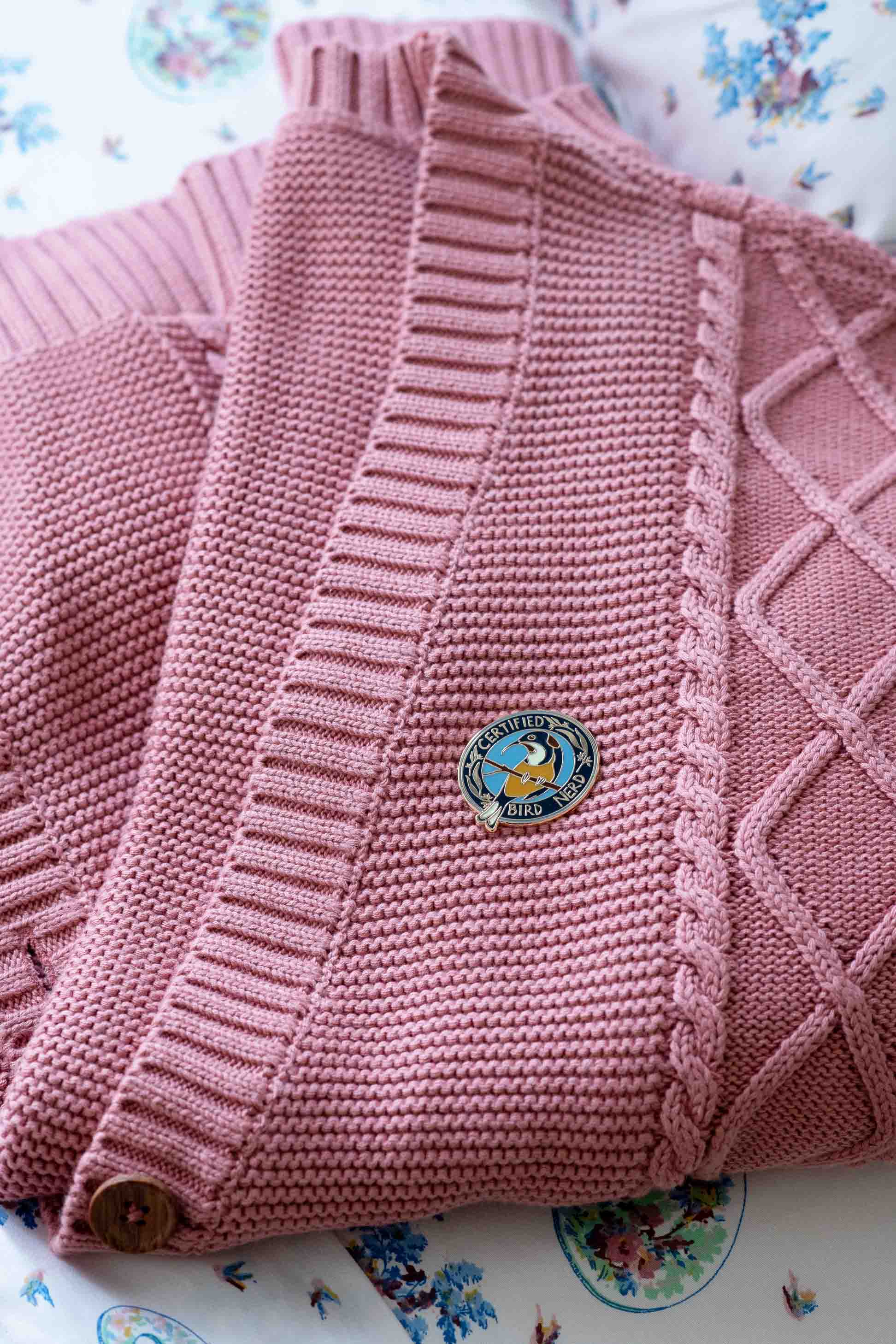 Certified Bird Nerd Pin
