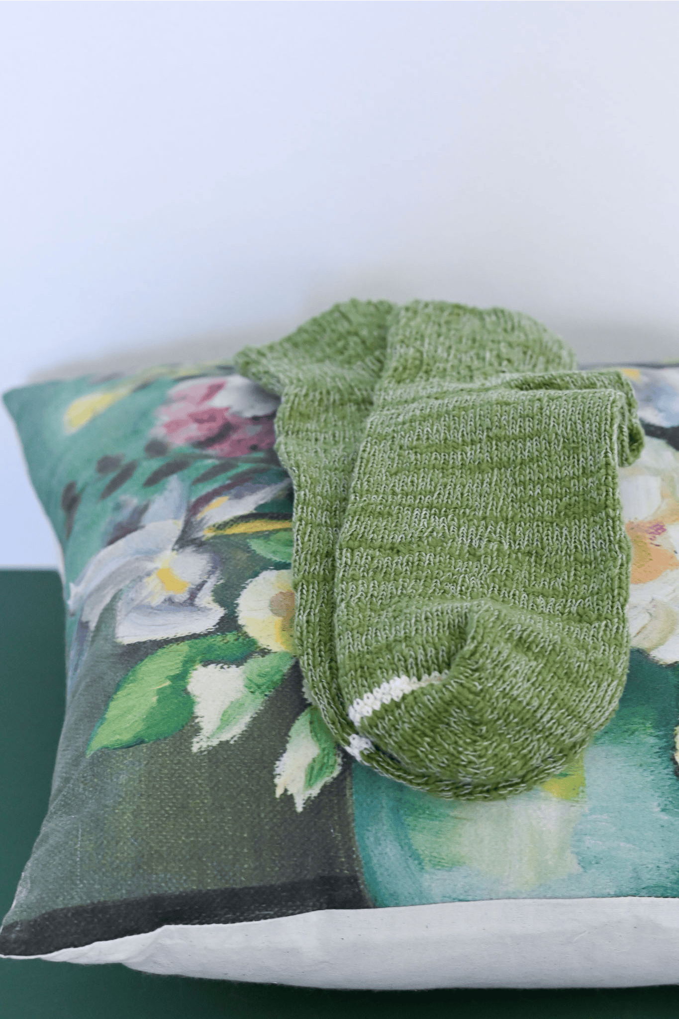 Garabou Socks Cotton Green