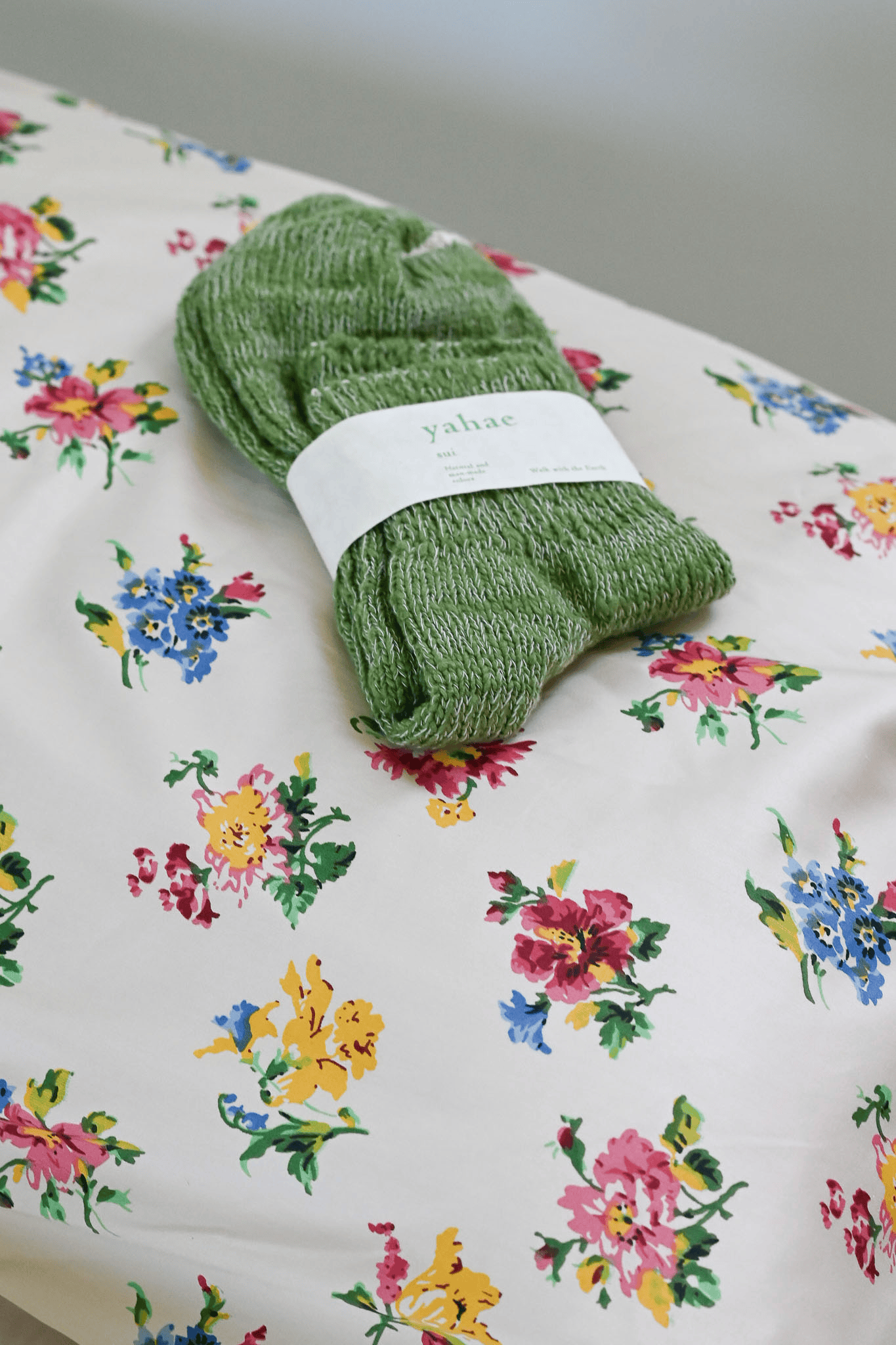 Garabou Socks Cotton Green