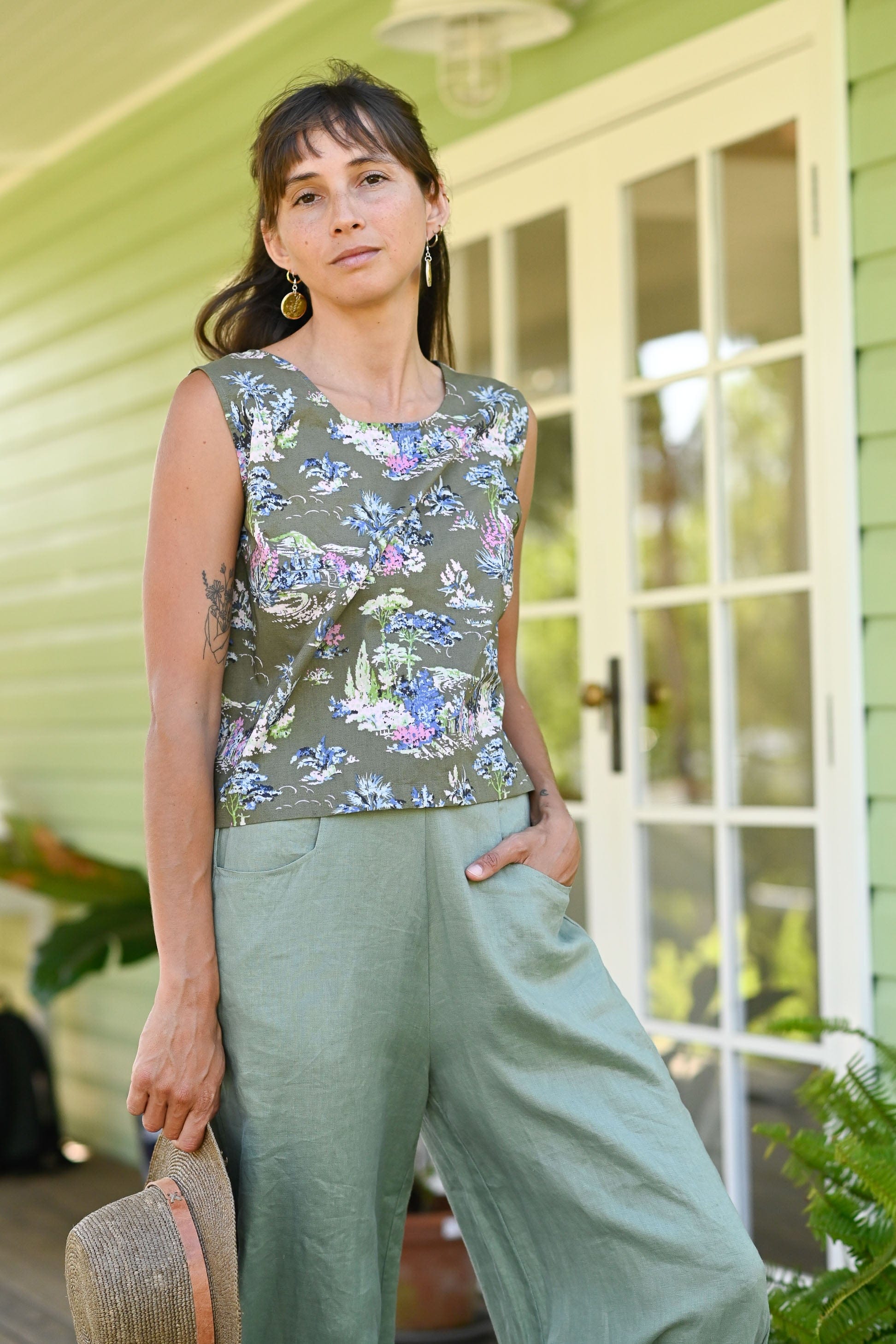 Bridget Cotton Top in Valencia