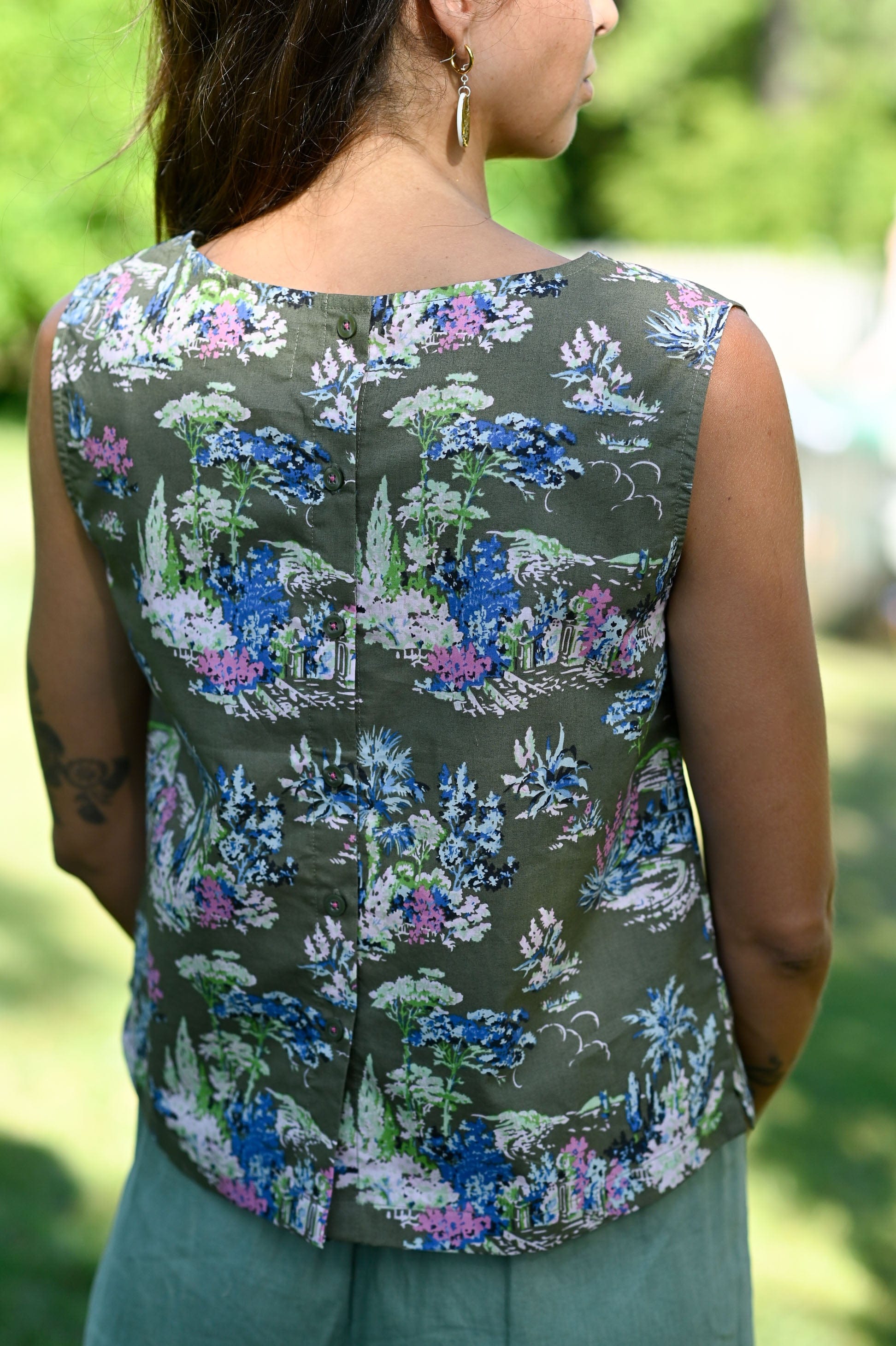 Bridget Cotton Top in Valencia