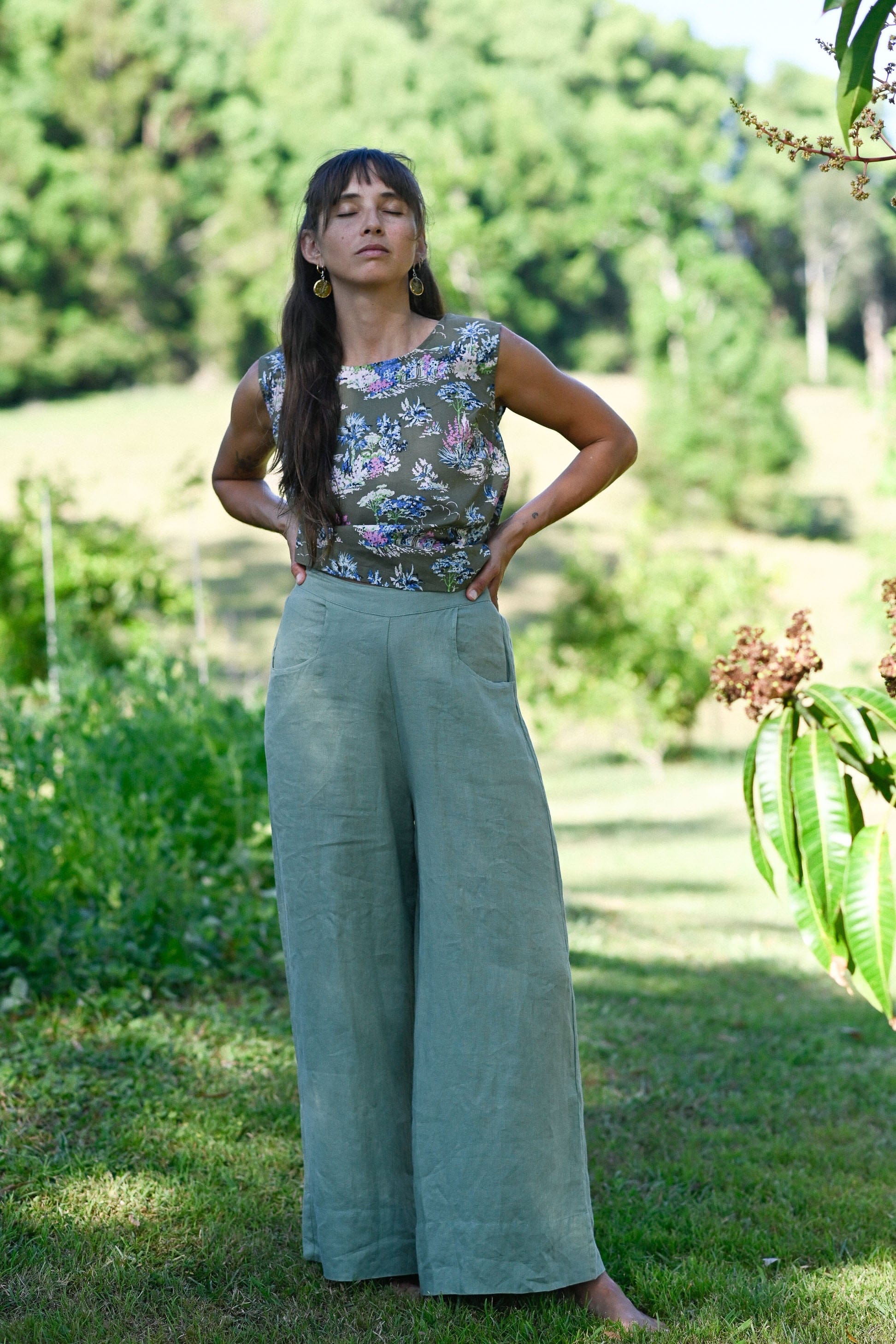 Bridget Cotton Top in Valencia