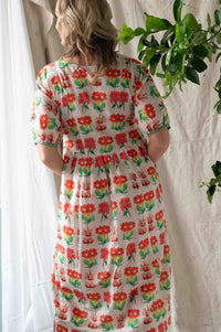 CeliaFlorabelle in floral dress