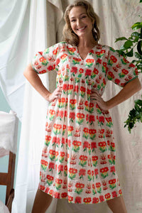 CeliaFlorabelle in floral dress, DSC9085