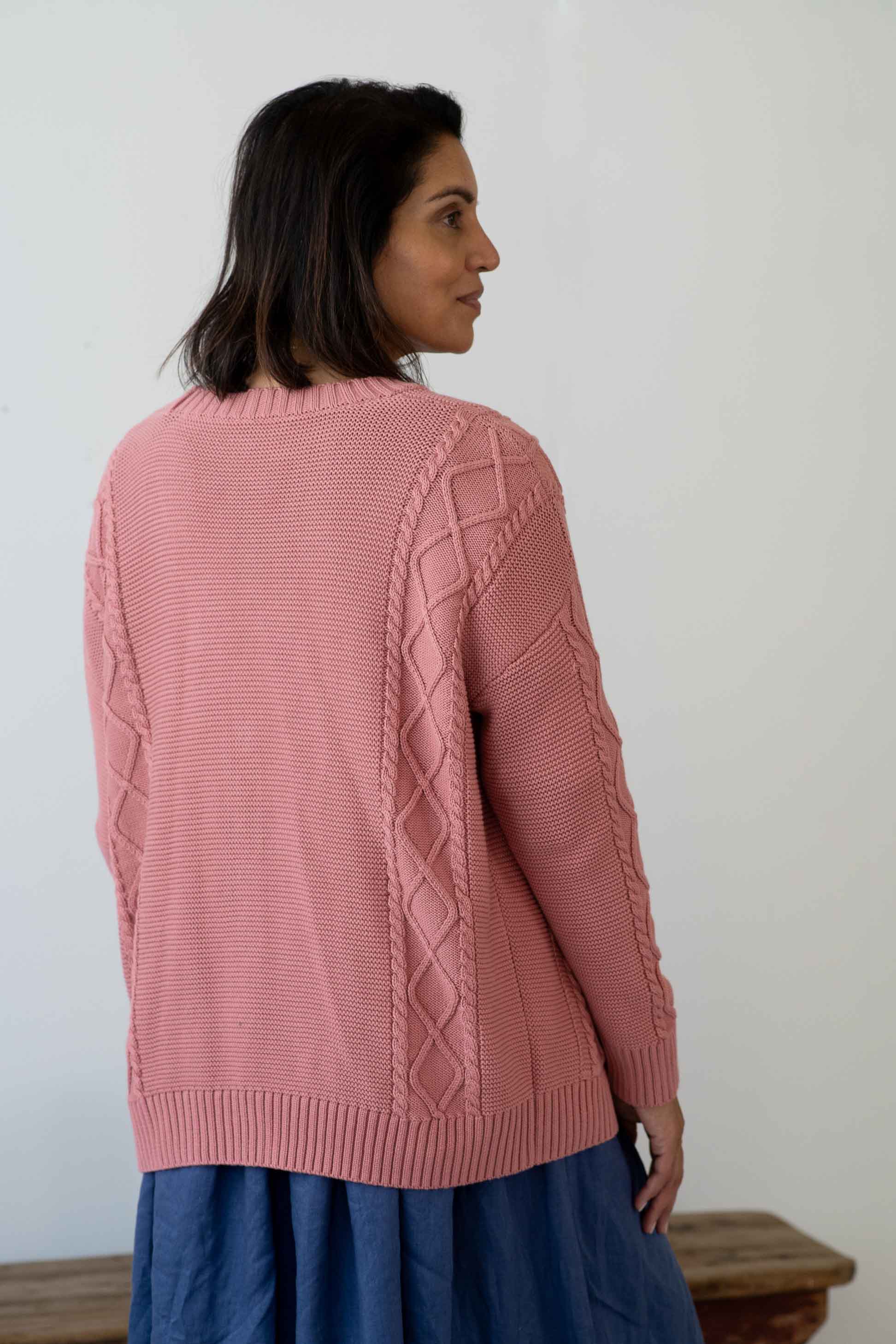 Knit Cardigans Cardigan Dusty Charli Cardigan Dusty Rose